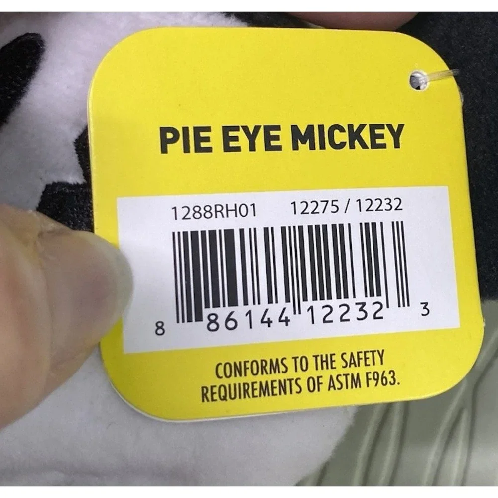 Pie Eye Mickey Mouse 90th Anniversary Plush Toy 9